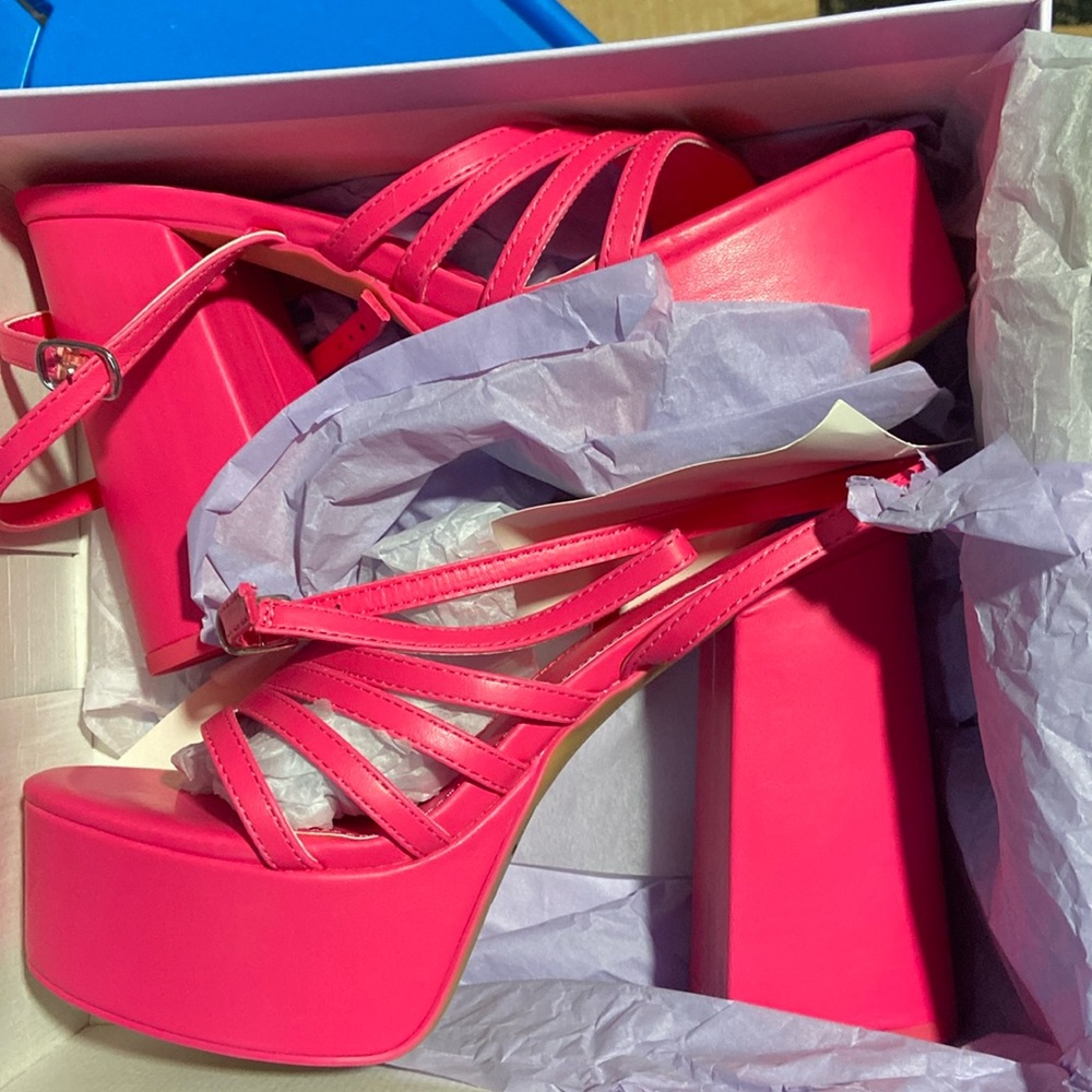 Madden Girl Hot Pink Heels